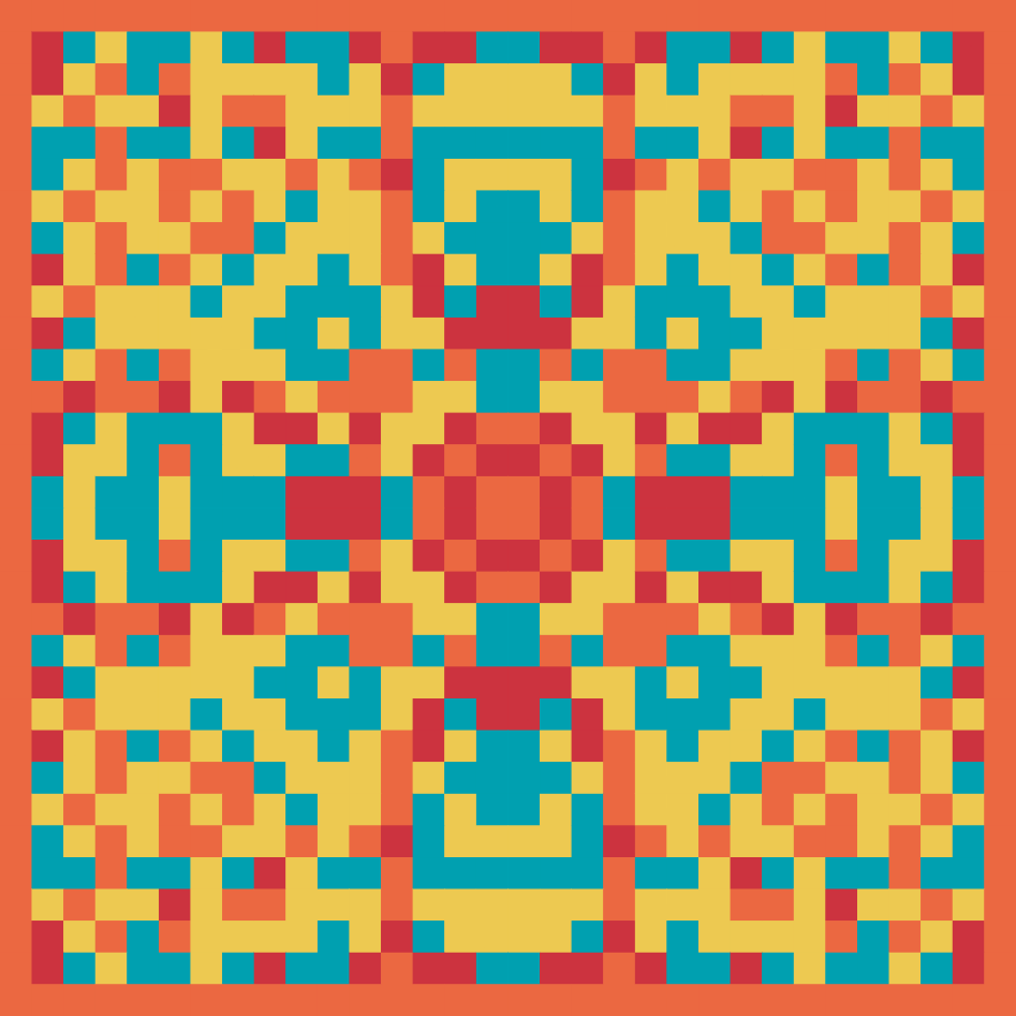 Pixel Mandala #08